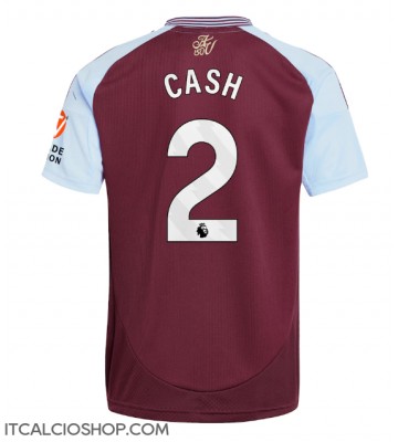 Aston Villa Matty Cash #2 Prima Maglia 2024-25 Manica Corta